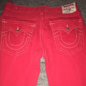Red True Religion Jeans